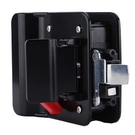 Trailer Door Latch, Rv Door Lock, Door Lock Open Zinc Alloy Galvanized Trailer Door for Camper Auto Yacht