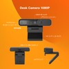 Desk Camera 1080p Carbon Black Worldwide