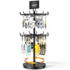 ORLESS 2 Tier Rotating Jewelry Display Stand, Keychain Display Stand