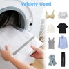 8 Pieces Mesh Laundry Bags with Zip 40x30cm Small Washing