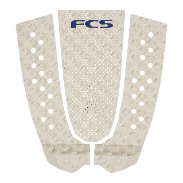 FCS T-3 (EcoBlend) Deck Pad for Short Board (2023 New Model) _ 3 Pieces_WARM-GREY