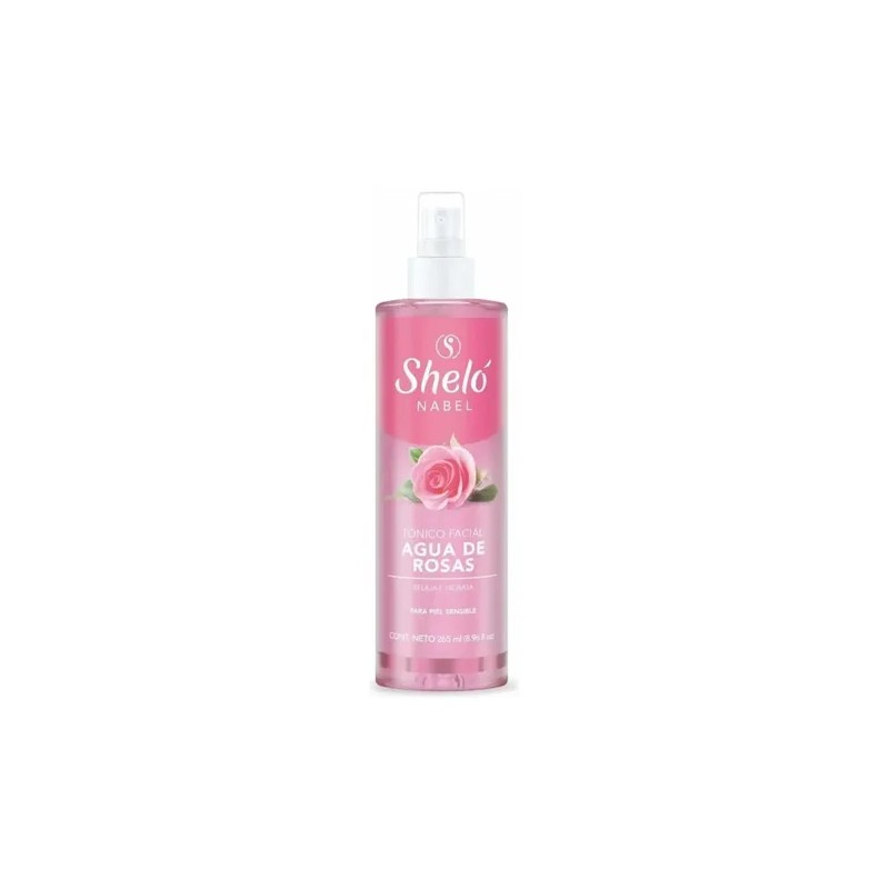 Tónico Facial Agua De Rosas 265 Ml Sheló Nabel