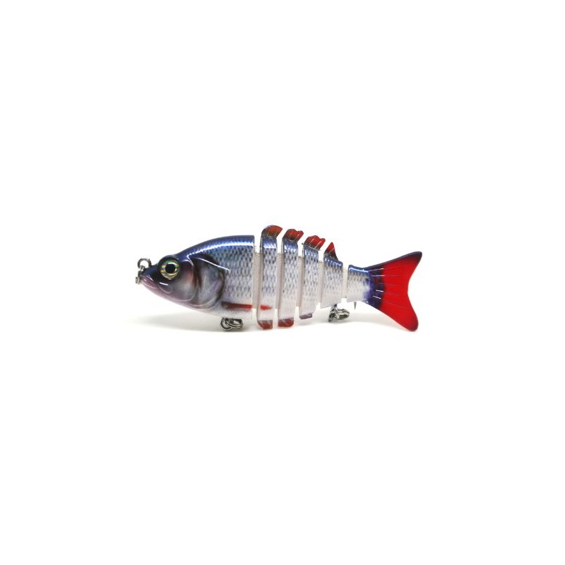 FISHIN ADDICT Swimbait Multi Jointed fishing Lure realistic dace roach
