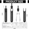 Tondiamo 2 Sets EKG Calipers and EKG Ruler Combination Set