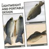 BCOATH 4pcs Simulation Foam Fish Small Fish Statue Animal Model