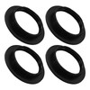 Runseaway 4Pcs E26 Lamp Shade Rings, Black Light Socket Ring