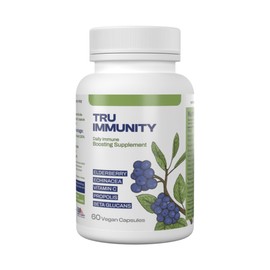 Only Nutri Labs Immune Support Supplement with Elderberry and Echinacea, Vitamin C, Propolis and Beta Glucan, Sambucus Elderberry Vegan Capsules from Tru Immunity