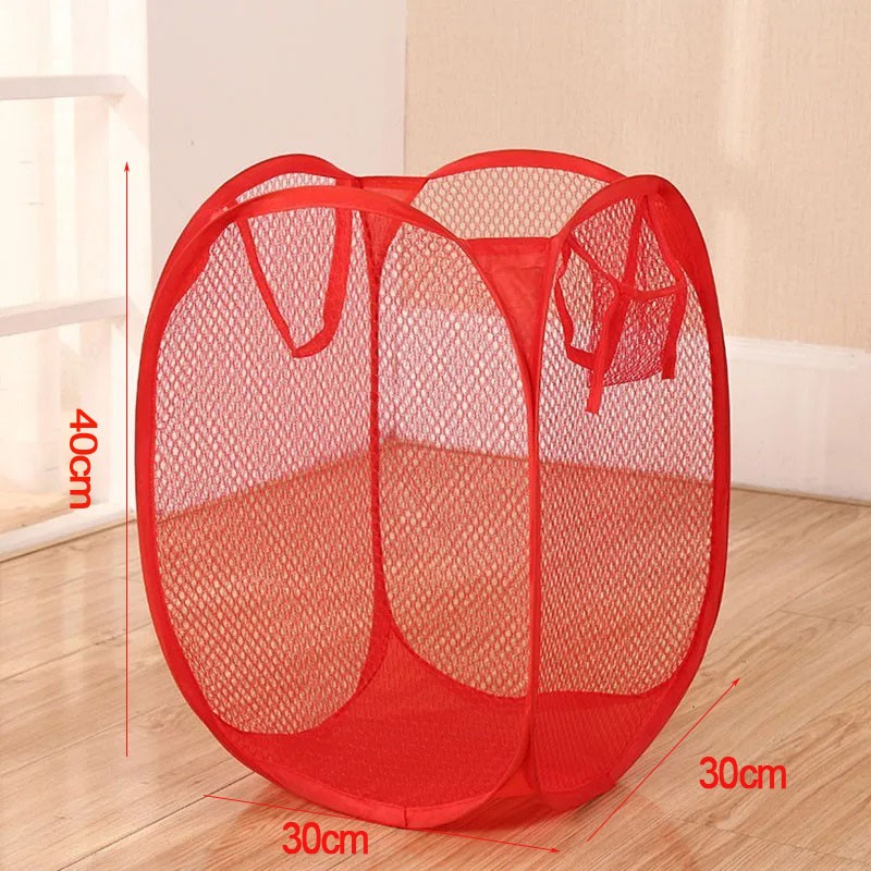 Laundry Sorting Basket Foldable – Mesh Laundry Basket Foldable Small