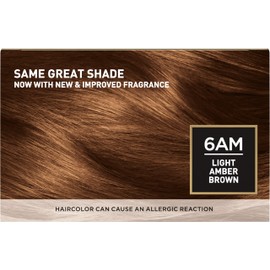 L'Oreal Paris Superior Preference Fade-Defying + Shine Permanent Hair Color, 6AM Light Amber Brown, Pack of 3, Hair Dye