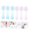 TOVINANNA 6pcs Portable Facial Cleanser Brush Set Manual Face Wash