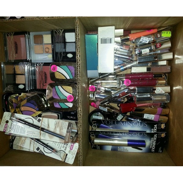 25 Piece Wholesale Loreal and Maybelline Cosmetics Lot,assorted