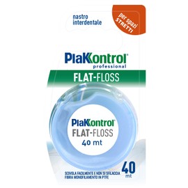 PLAKKONTROL Flat Floss 40 m Shank