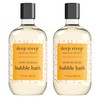 Deep Steep Bubble Bath Honey Blossom, 17 Ounce (Pack of