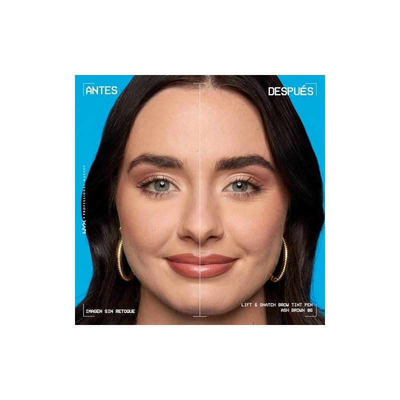 NYX Professional Makeup, Lift and Snatch, Plumín de cejas, Tono