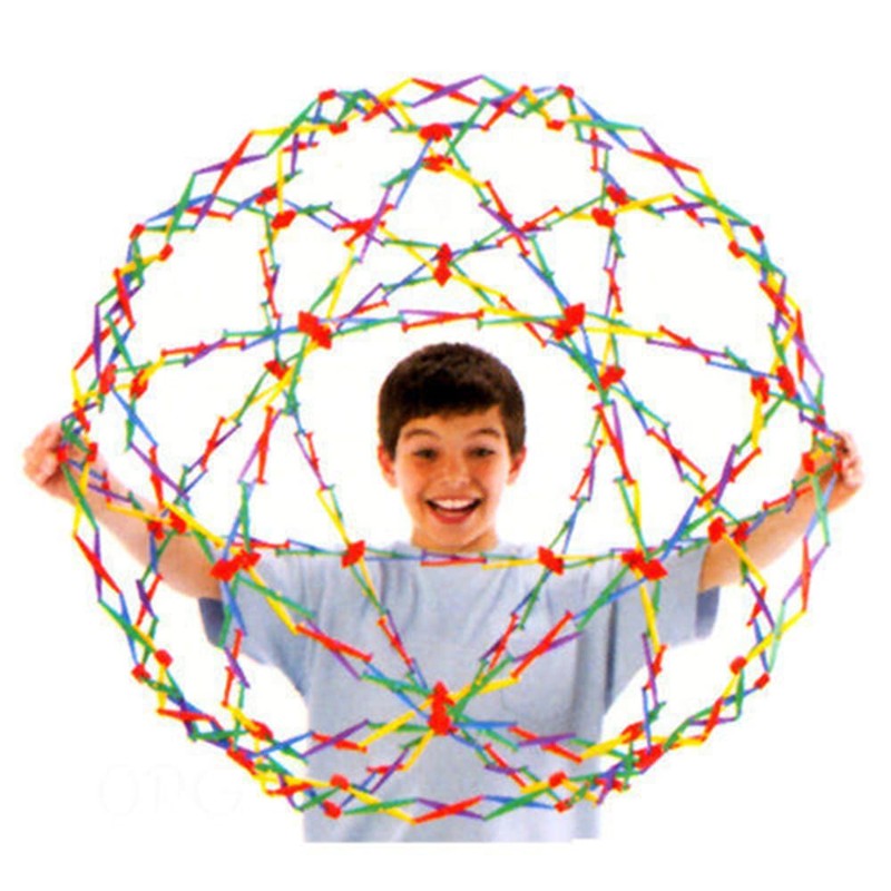 Hoberman Sphere-Rainbow