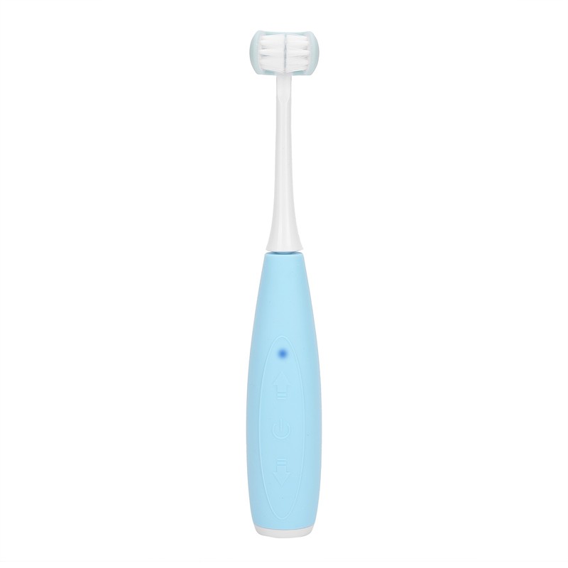 3 Sides Kid Electric Toothbrush 5 Gears Rechargeable Waterproof Oral