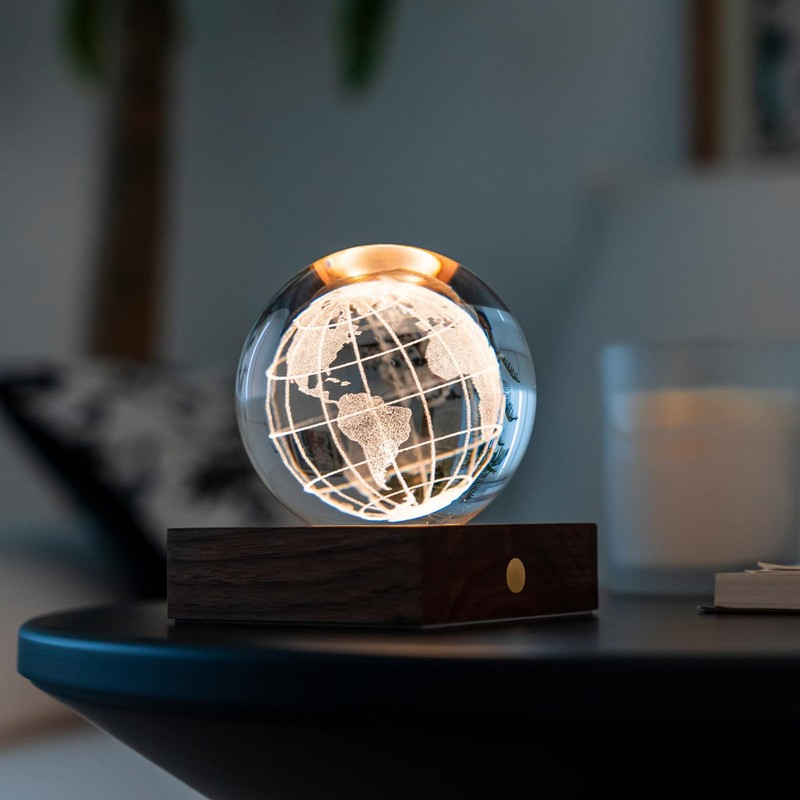 Amber Crystal Light LED Globe