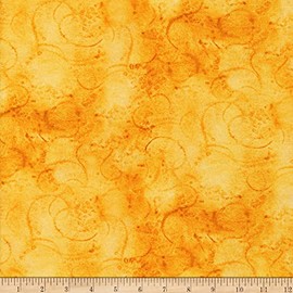 Riley Blake Painter's Watercolor Swirl 107" Wide Back Gold, Fabric by The Yard