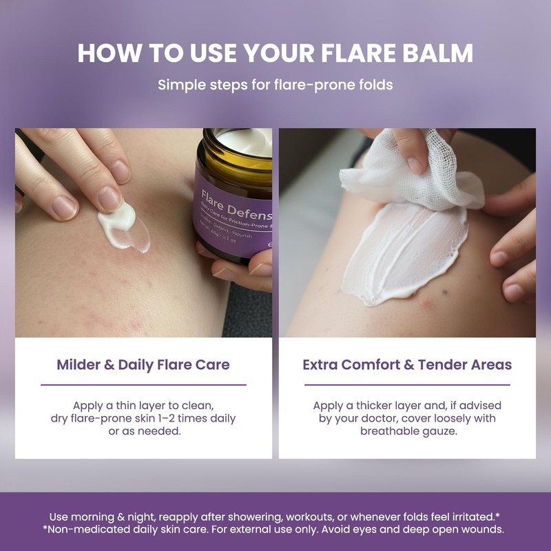 Easment Hidradenitis Suppurativa Flare Defense Balm: 2oz Science-Backed Daily Protection
