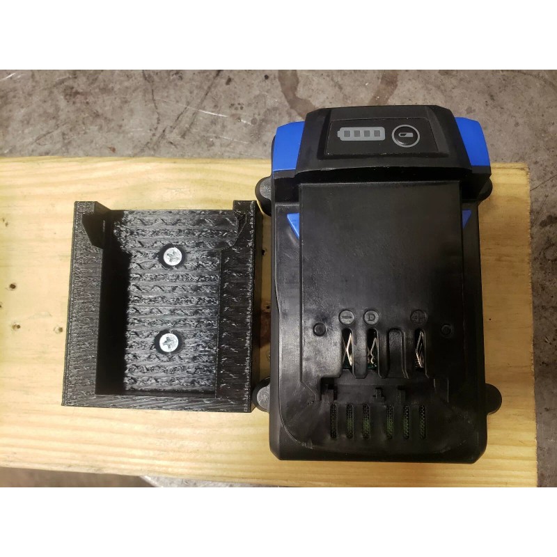 Unbranded Kobalt 24V Wall/Under Shelf Battery & Tool Holder Mount