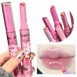 Lipstick Cute High Color Lip Glitter Lip Rome and Gloss Transparent Lipstick Cute Cosmetic Moisturizing, Glitter, Colored Lipstick, Luster, Long Lasting, Long Lasting, Korean Cosmetics Li 01# Small