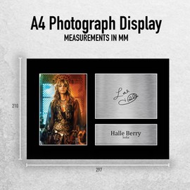 HWC Trading A4 Halle Berry John Wick Sofia Gifts Printed Signed Autograph Picture for Movie Memorabilia Fans - A4