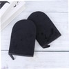 2 piezas Guantes Aplicadores para Autobronceador Negro Mitt de Bronceado