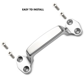 YUDTKK Heavy Duty Marine Grade Handle Stainless Steel Lift Grab Pull Handle,5-3/4 Inch