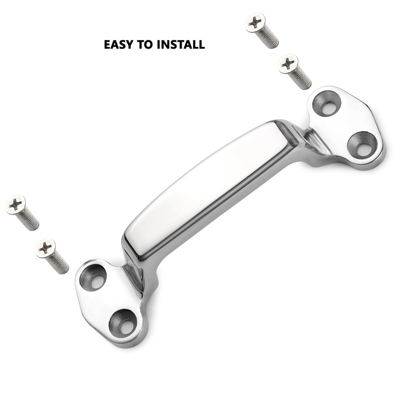 YUDTKK Heavy Duty Marine Grade Handle Stainless Steel Lift Grab