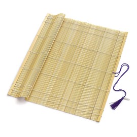 Yasutomo Fudemaki Natural Roll-Up Brush Holder, 10 1/2 X 11 1/2 inches, Bamboo (FM3N)