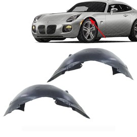 US AUTO PARTS PLUS New Front Fender Liner Right Passenger & Left Driver Side Direct Replacement For Pontiac Solstice 2006-2009 25914763 25914764 GM1251118 GM1250118
