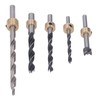 5Pcs Pocket Hole Drill Bit 3 Knife Points High Speed