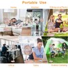 Magesh Portable Pedestal Fan - Foldaway Standing Fan Foldable Desk