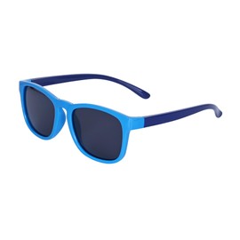 Polarised Sunglasses for Children Boys and Girls (3-12 Years) + Glasses Holder + Sunglasses Bag, blue