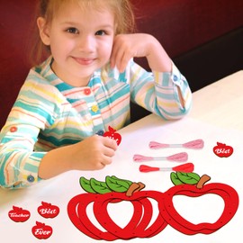 MONCAP Teacher Appreciation Gift Pack of 6 Best Teacher Ever Dream Catchers Create Your Own Apple Shaped Dreamcatcher Craft Kit Novelty Daycare Teacher Gift DIY Art Craft Gift for Teacher