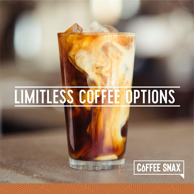 Coffee Snax Cold Brew Coffee Concentrate, Caramel Coffee Concentrate with