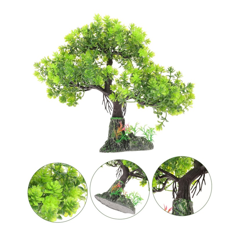 Mobestech Delicate Desktop Aquarium Decor Compact Fish Tank Resin Fake