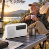 Portable AM/FM Emergency Radio – Battery-Powered Compact Radio with Telescopic