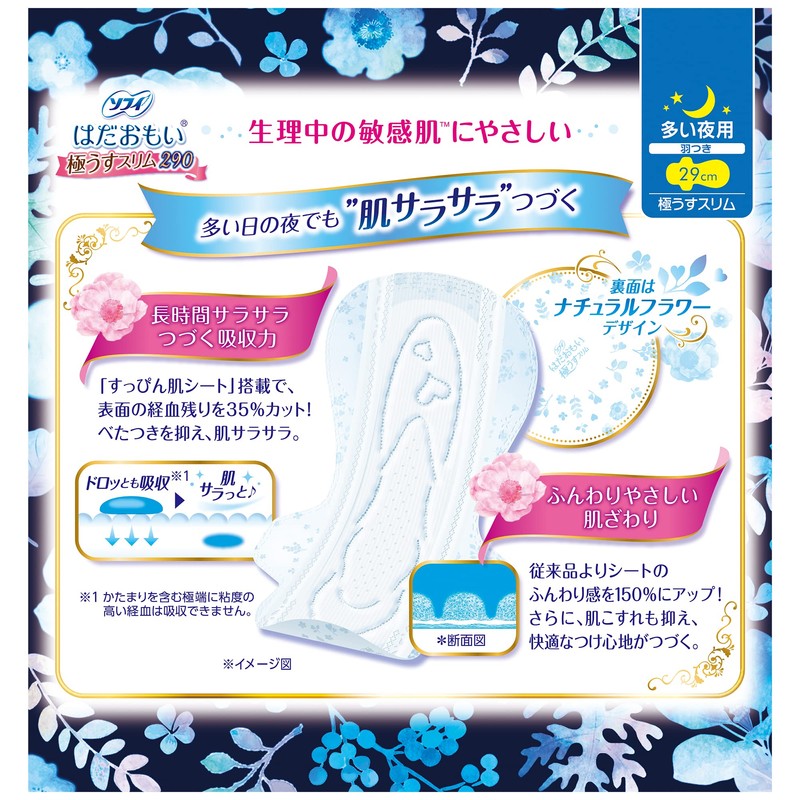 Sofy Hadaomoi Ultra Thin Slim 290 For Many Days And