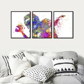 TracyArt American Football Decor Aesthetic Posters 13" x 17" Pack 3 - Football Posters for Boys Room, Dorm, Living Room - Sport Room Decor Aesthetic