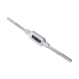 CoCud Tap Wrench Handle, Fit M4-M12 W5/32 to 1/2 Taps Size, Aluminum Alloy & Tool Steel Adjustable Single End Wrench Reamer Tapping Hand Tool - (Applications: for Tapping Operations)