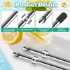 8-in-1 Lemonade Stand Tool Kit:2X 316 Stainless Steel Straw Hole