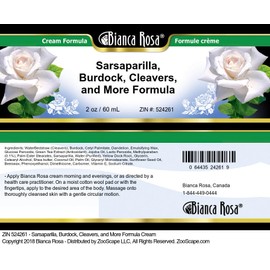 Bianca Rosa Sarsaparilla, Burdock, Cleavers, and More Formula Cream (2 oz, ZIN: 524261) - 3 Pack