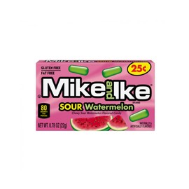 Candy Assorted Flavor Mike and Ike, 6 Flavor - Tropical Typhoon, Berry Blast, Cherry, Sour Watermelon, Sour Lemon, Original Fruits, 0.78 Oz, 6 Each Flavor, 36 Pack - Perfect for Parties & Snacking