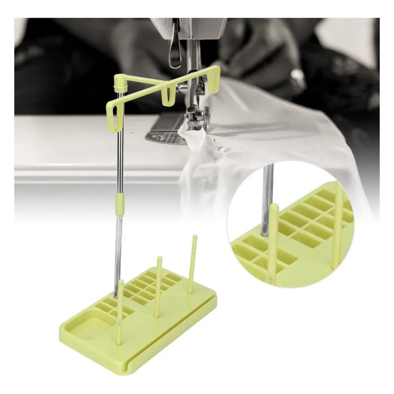 Organizador De Carretes Removible Para Hilo Azul