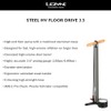 LEZYNE Steel HV Floor Drive 3.5 High Volume Bicycle Floor