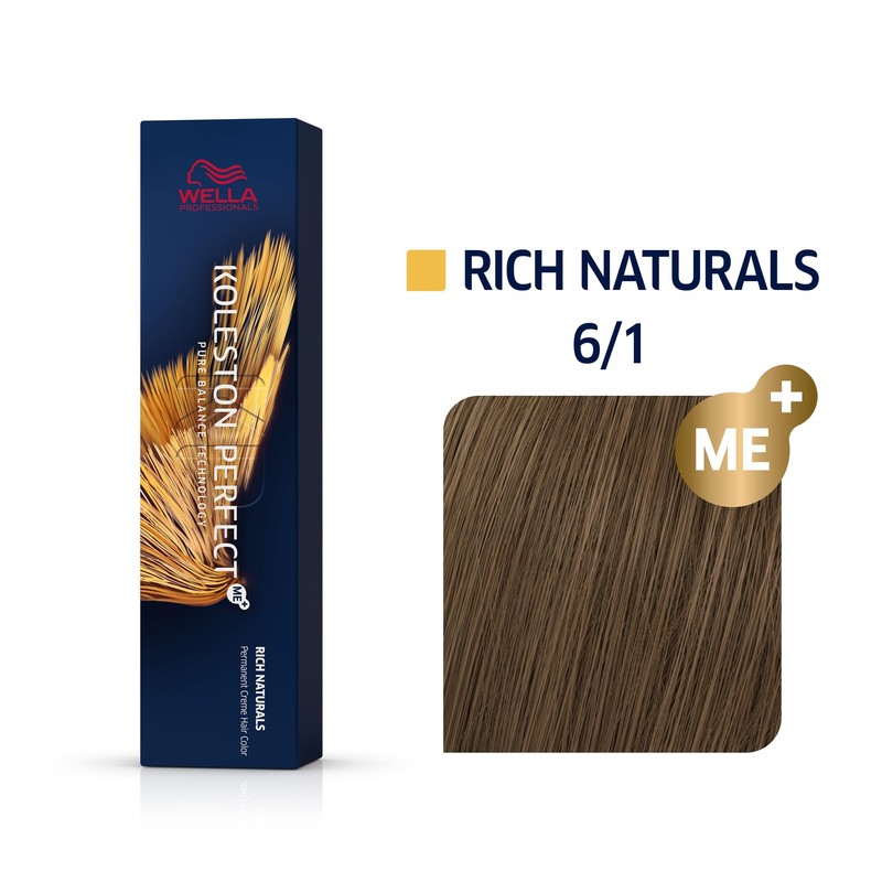 Wella Professionals Koleston Perfect Rich Naturals 6/1 permanent hair colour