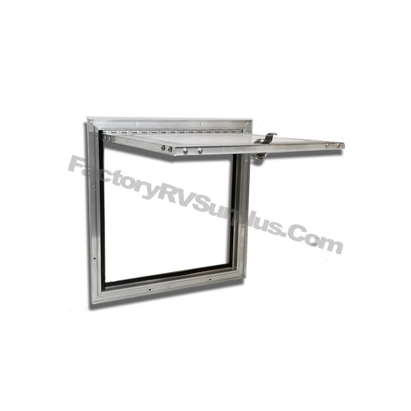 NA ToughGrade Square RV Baggage Door 16" X 16" White