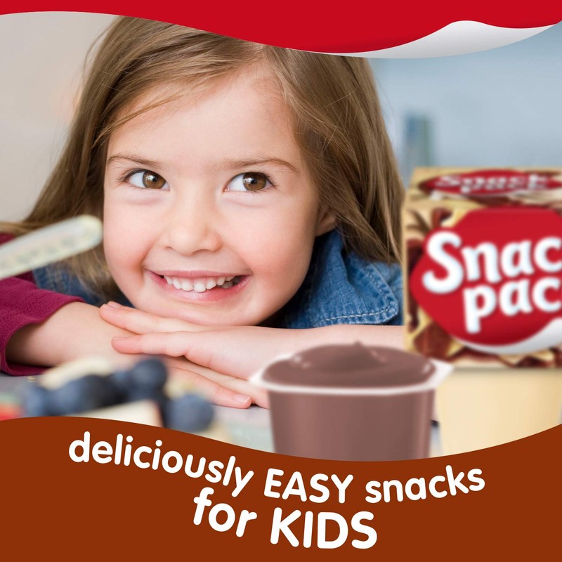 Snack Pack Chocolate and Vanilla Pudding Cups Family Pack, 12