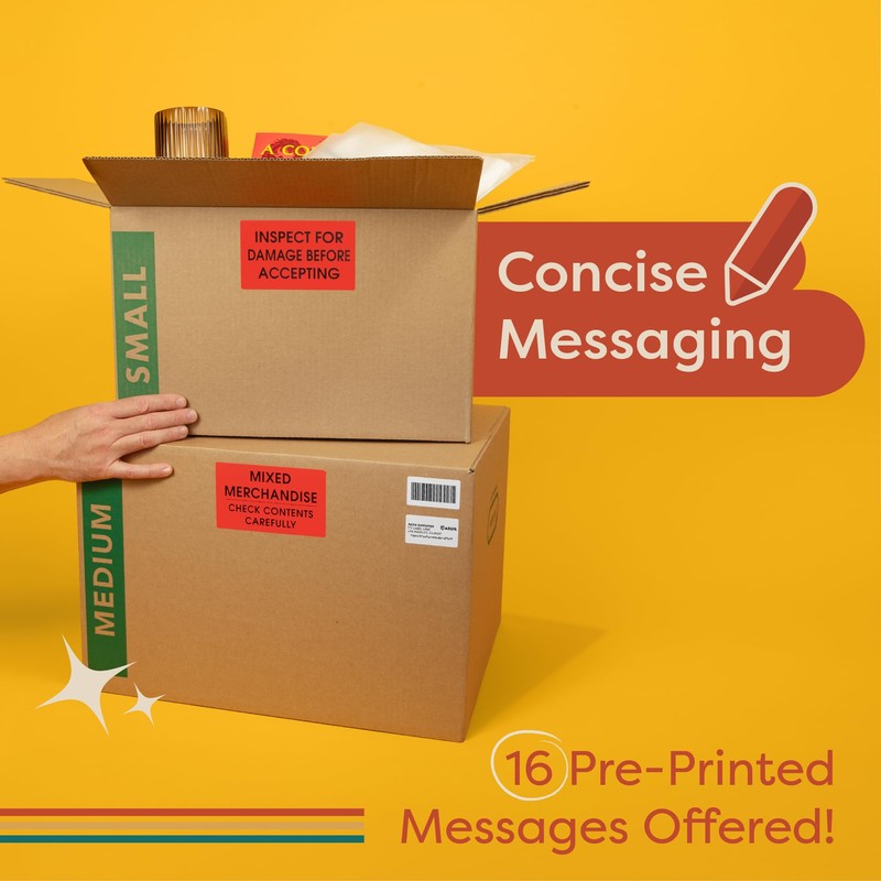 Aegis Adhesives - 3" X 5" This Side Up Arrow